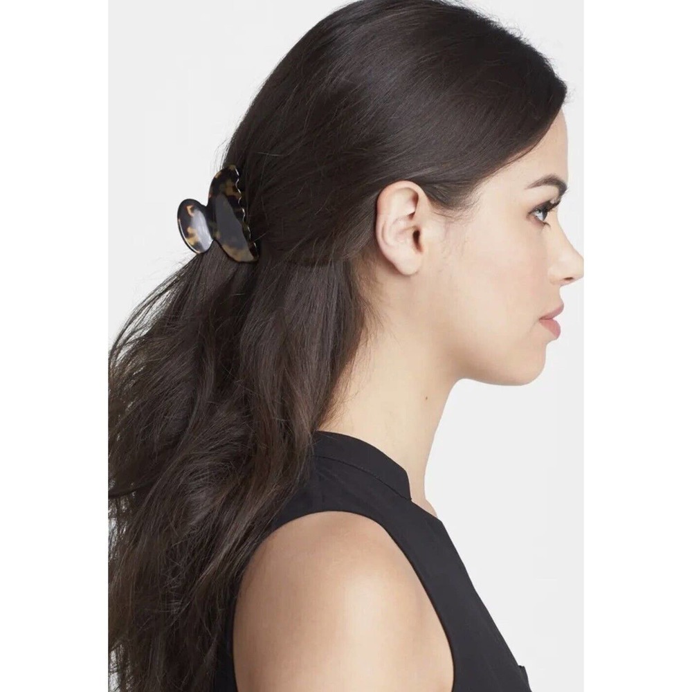 NWOT FRANCE LUXE Small Couture Marble finish Jaw Clip - Tokyo